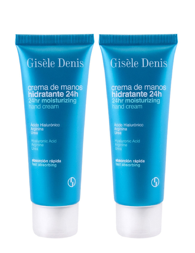 Pack 2 pcs Crème hydratante pour les mains 24h 75ml