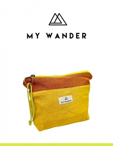 Trousse de toilette My Wander Mustard Linen