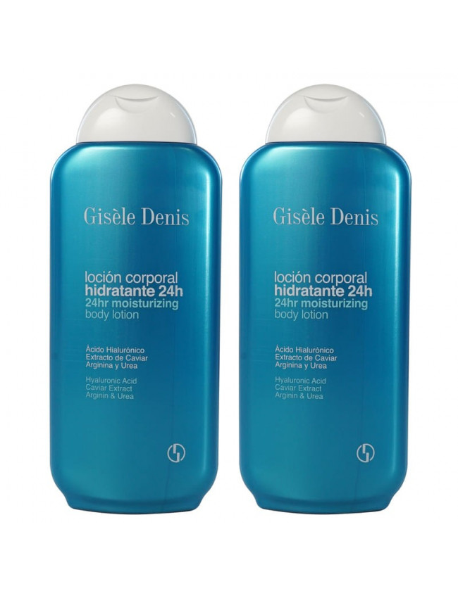 Pack 2 pcs Loção corporal hidratante 24h 400ml